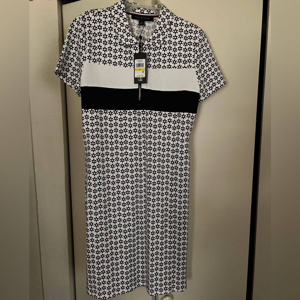 ‼️ NEW Tommy Hilfiger Knit Floral Sport Dress 💮 - Size Medium Women’s